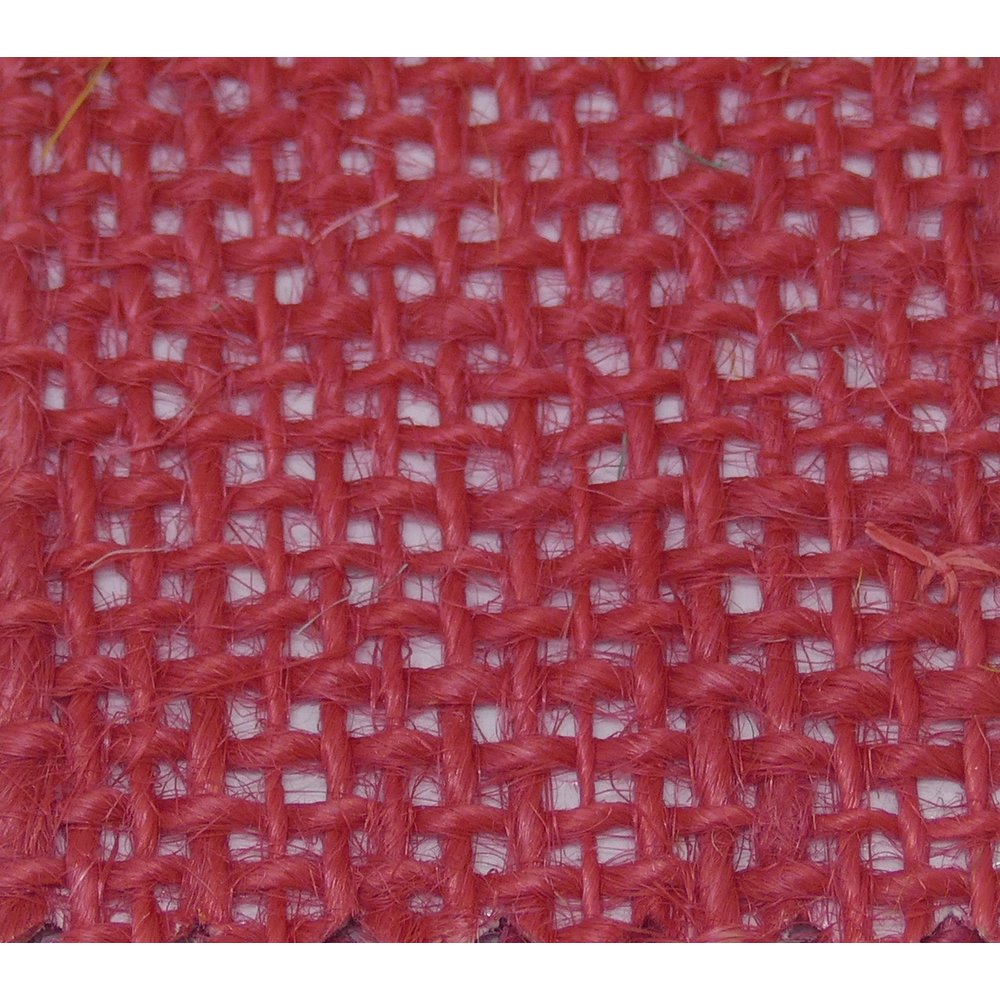 Rupfen (Jute) farbig rot,150 cm breit