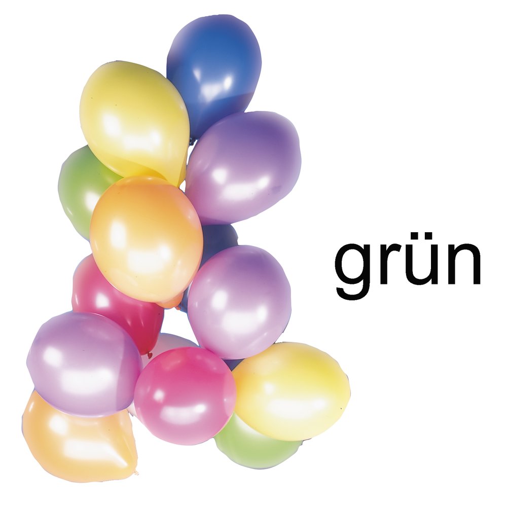 Luftballons 100 Stück grün 90-100 cm Umfang