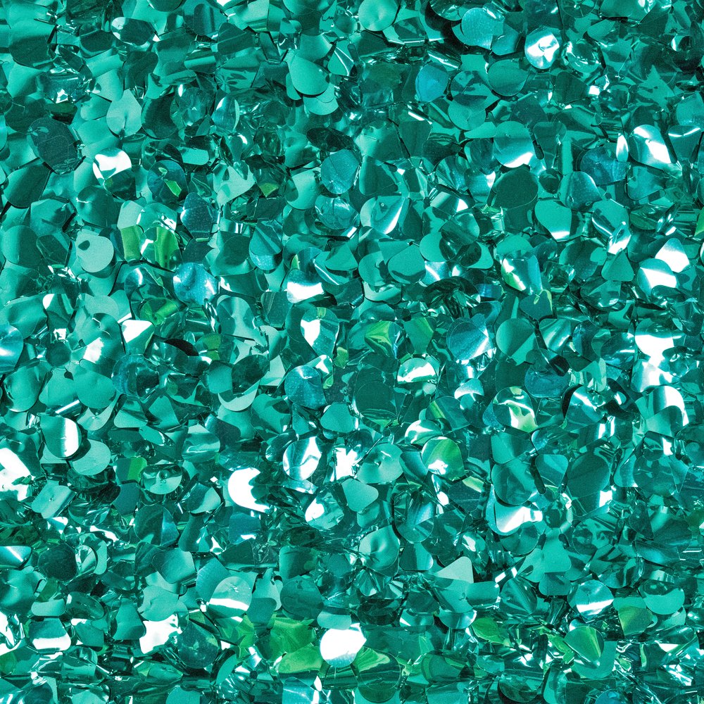 Effektfolie metallic blaugrün, B90 cm, lfmtr.