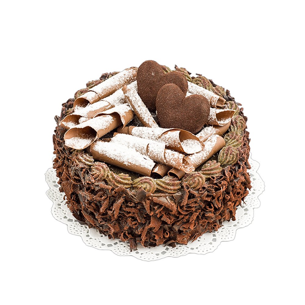 Schokokuchen mit Herz, Ø 15 cm