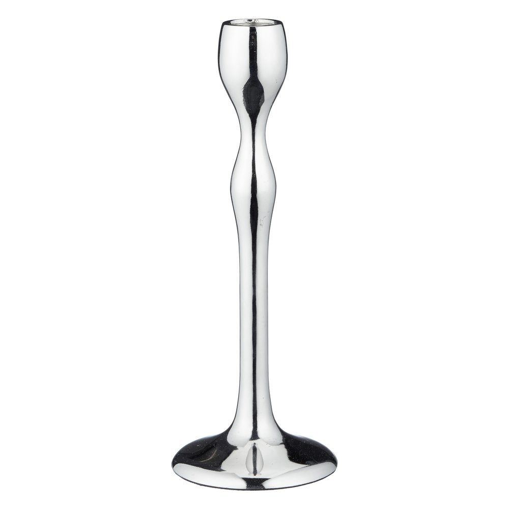 Kerzenständer Modern silber, H 20 cm