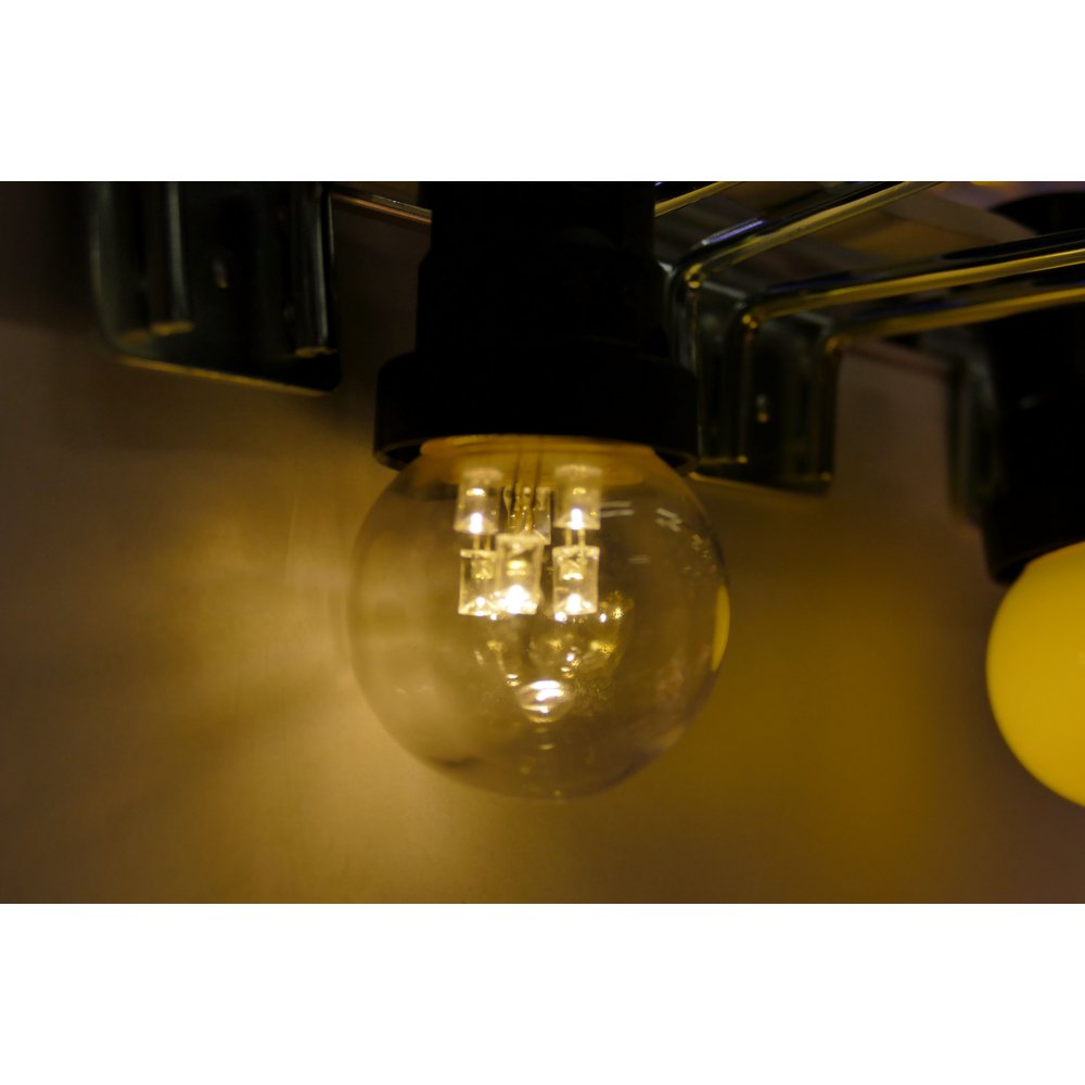 LED-Tropfenlampe klar warmweiss,E 27, 0,4 W