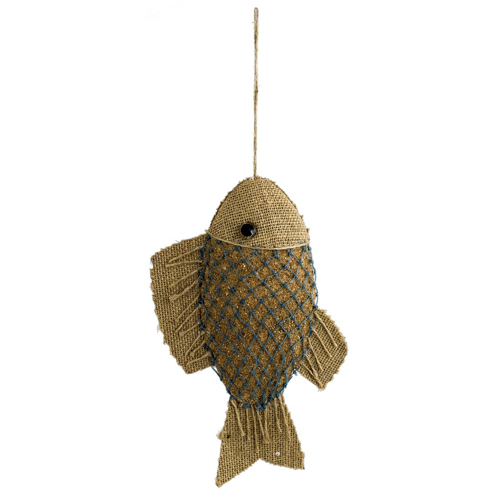 Fisch Hänger Sand, 28 x 17 x 5 cm