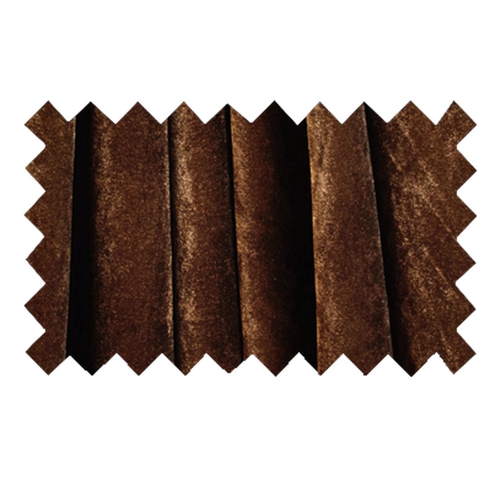Samt Stoff Chopin braun, 150 cm breit