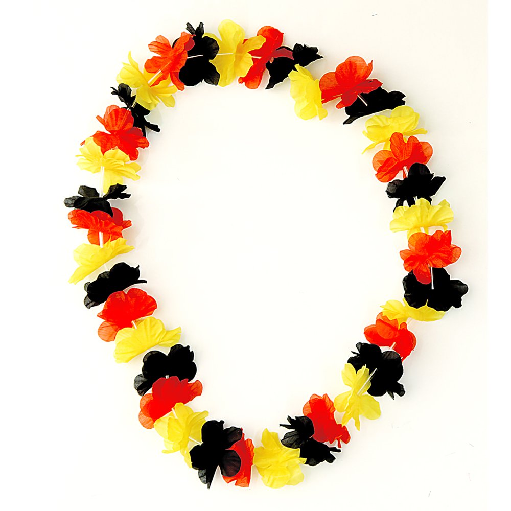 Blütenkette Deutschland schwarz-rot-gold