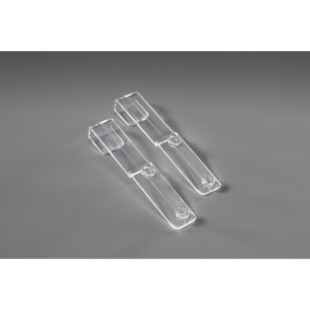 Aufhängung Prospekthalter transparent