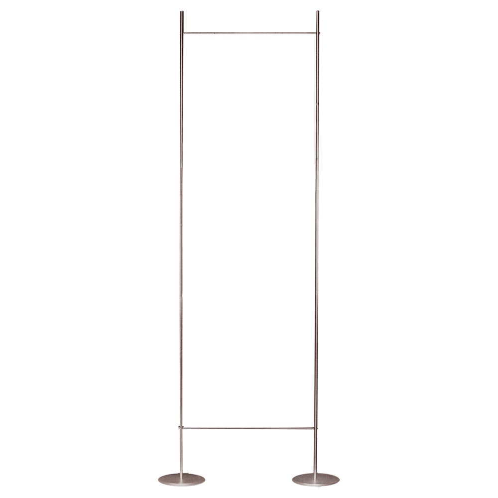 Displayständer Metall silber 60 x 200 cm
