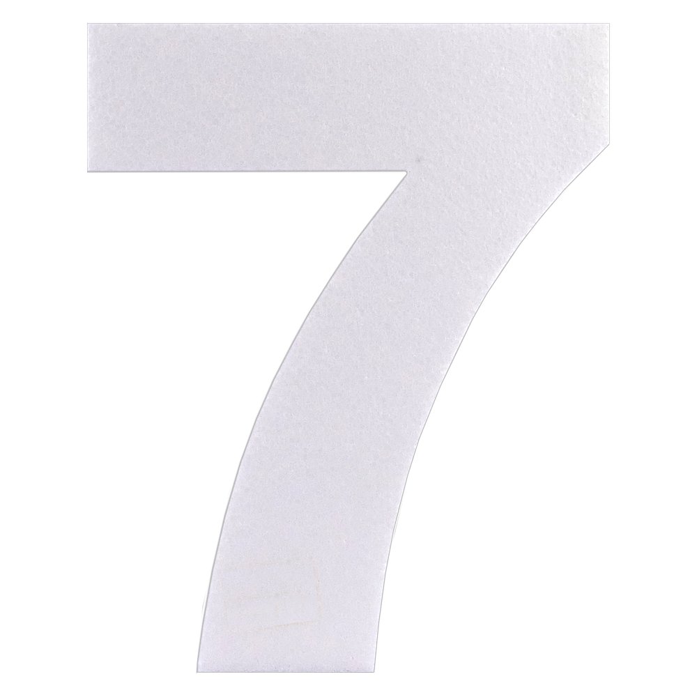 Styropor-Zahl Zahl 7/Sieben weiß 30 cm