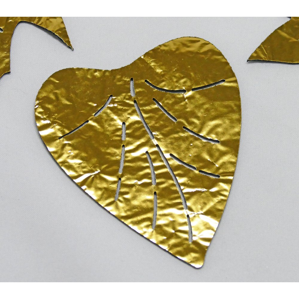 Blätter Set Luxury 9-teilig gold, 7 - 17 cm