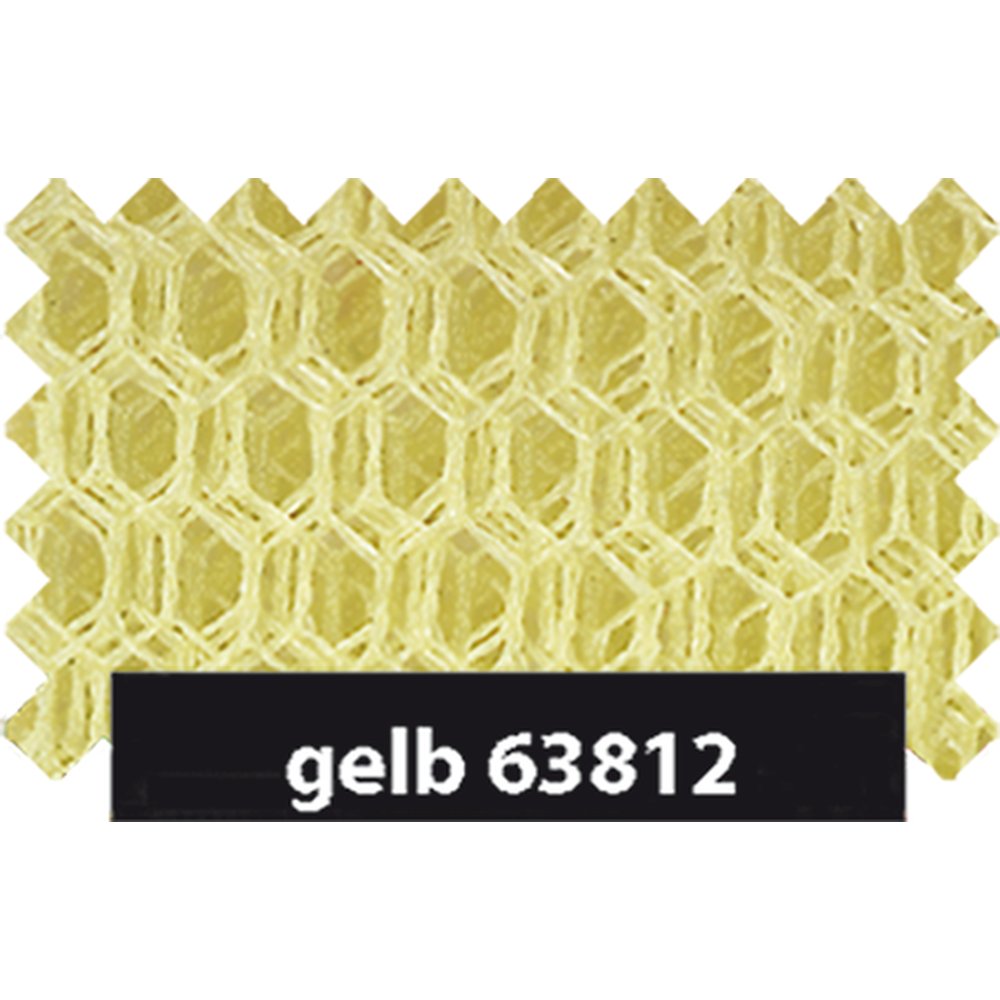 Tüll Stoff gelb, 140 cm breit