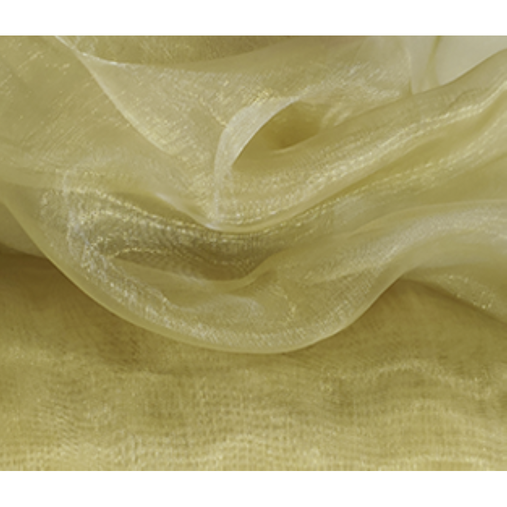 Organza Stoff gold, 145 cm breit