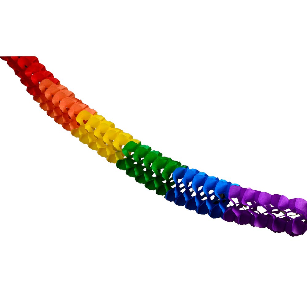 Girlande regenbogen, Ø 15 cm, 4 m