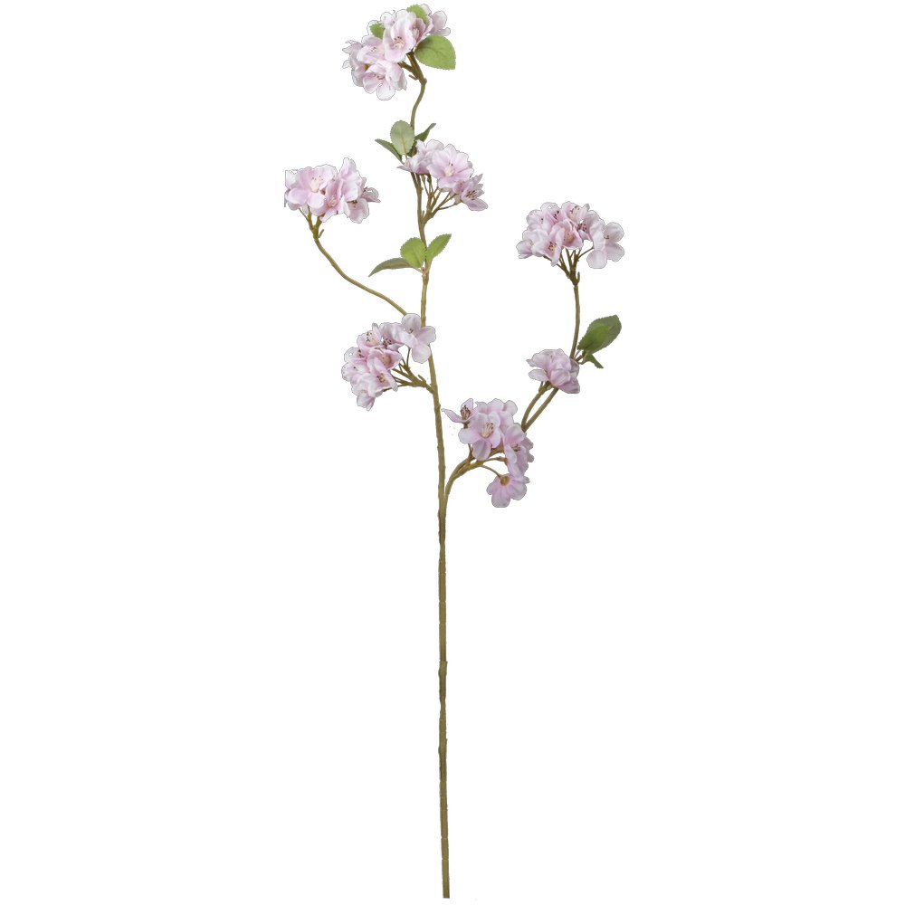 Blütenzweig Spring grün/rosa, 80 cm