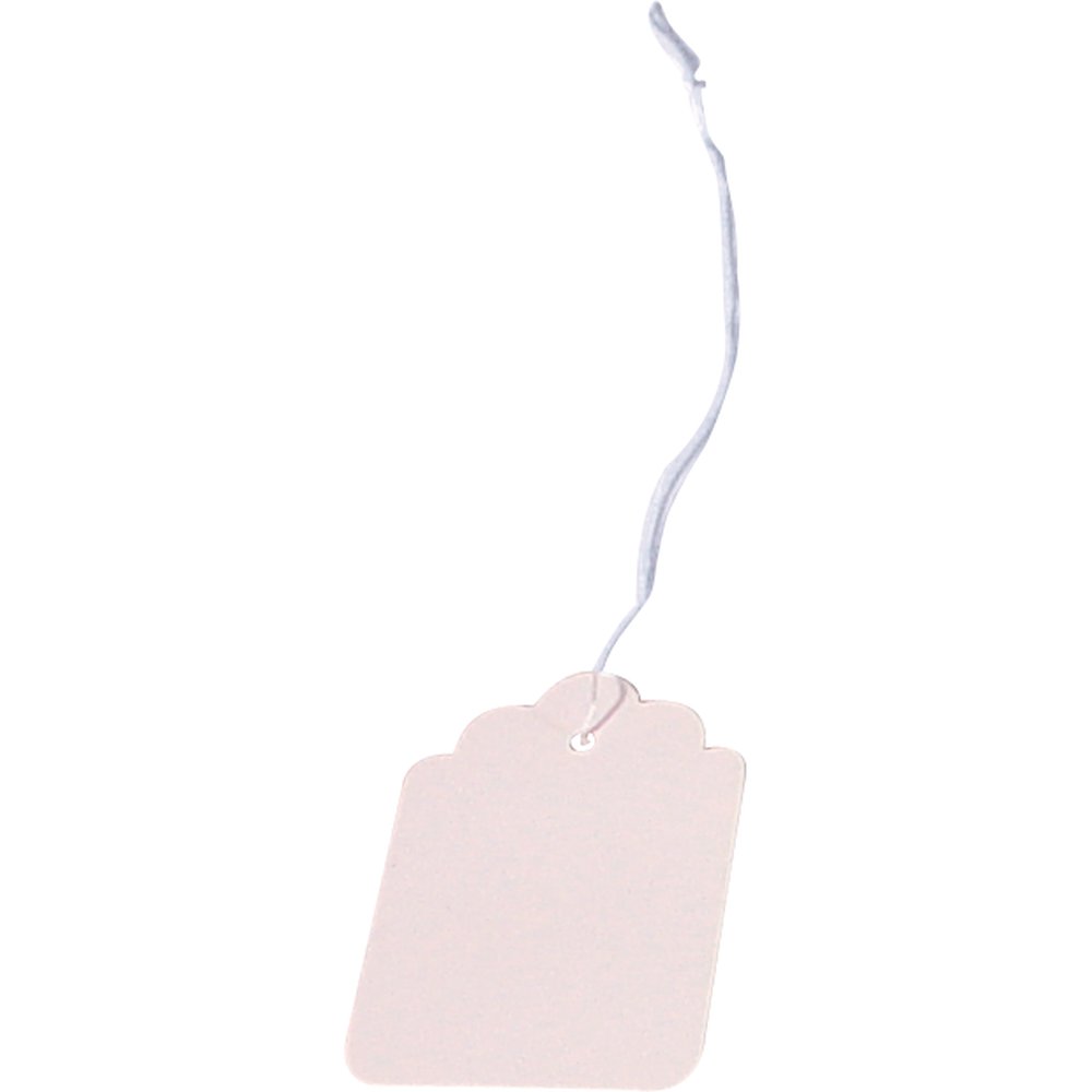 Hängeetiketten 36 x 53 mm weiß 1000 Stück