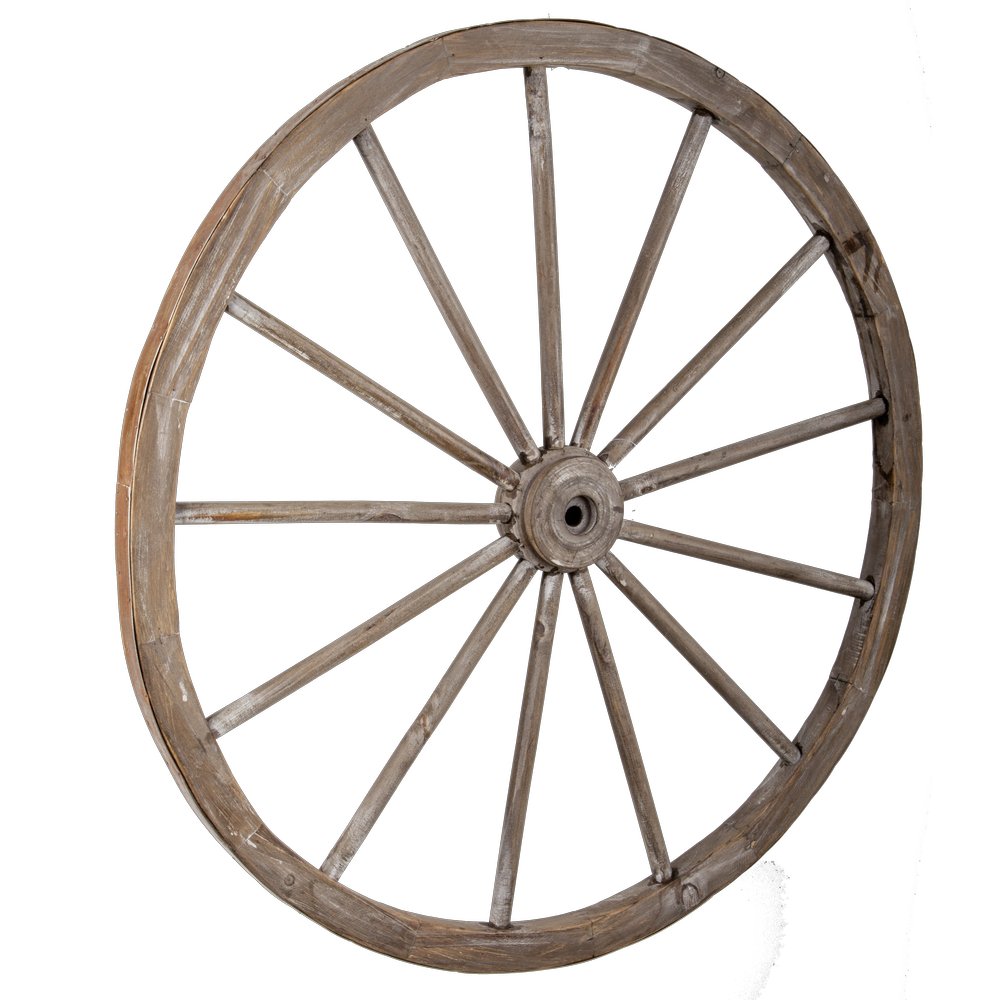 Wagenrad Antik groß, Ø 70 cm