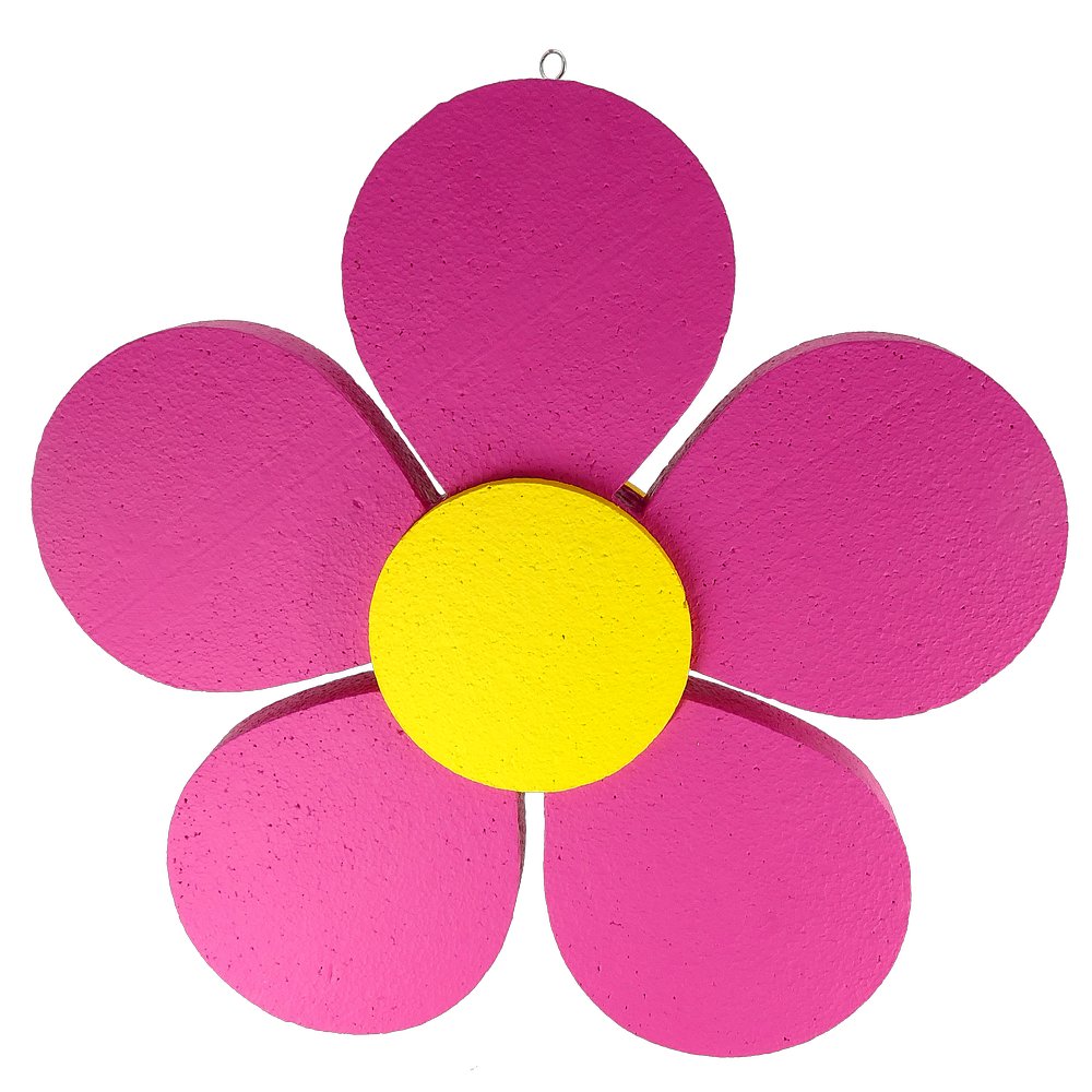 Blütenkopf Styrofoam pink-gelb, Ø 30 cm