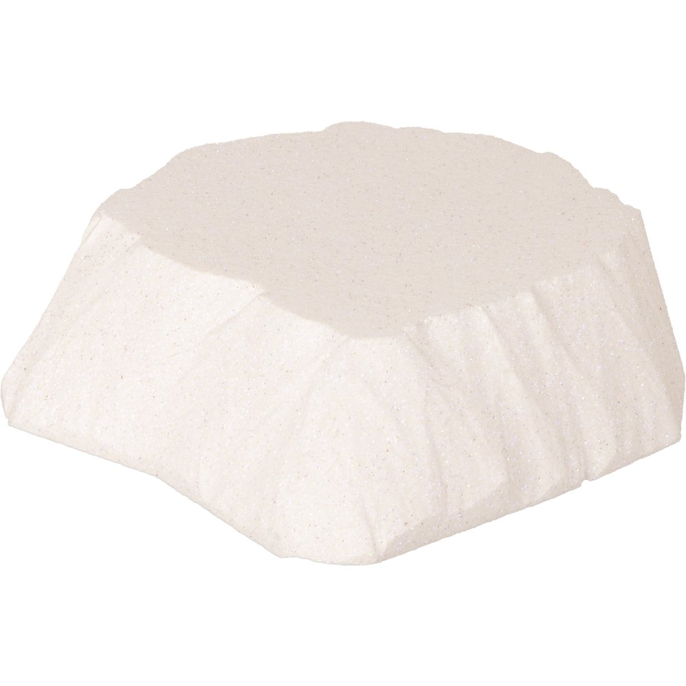 Eisscholle Antarktis + Glitter weiß,27,5 x 25 x H 8 cm