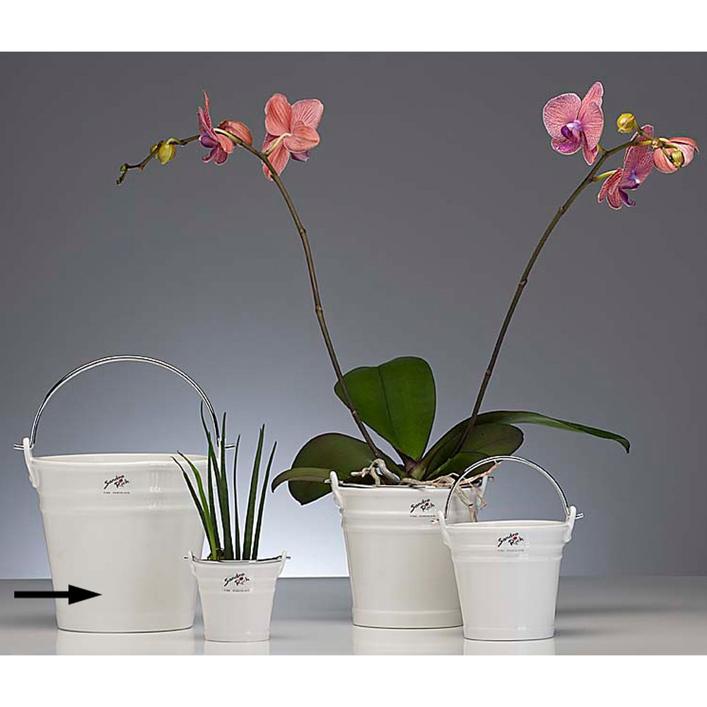 Porzellan Eimer BUCKET weiß, Ø 18,5 x H 17 cm