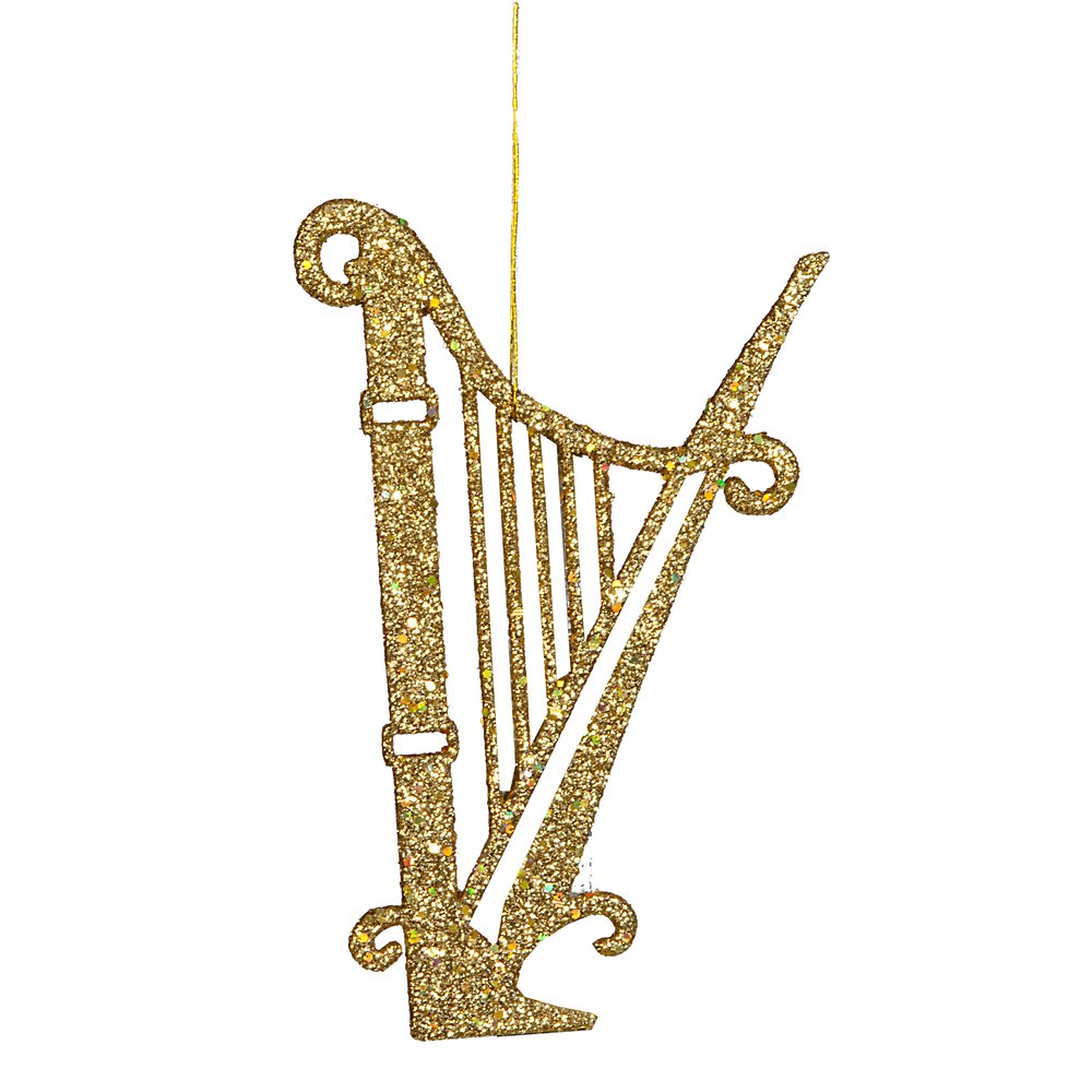 Musikinstrumentehänger 8 Stück gold, 10 cm