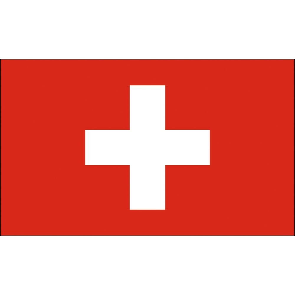 Flagge aus Stoff Schweiz, 90 x 150 cm