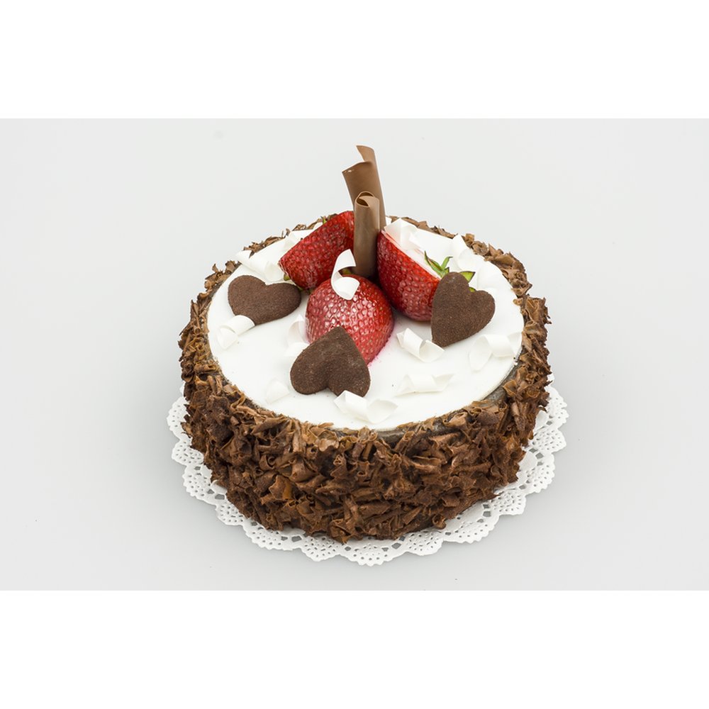 Schokofrüchte Kuchen mit Erdbeeren, Ø 15 cm