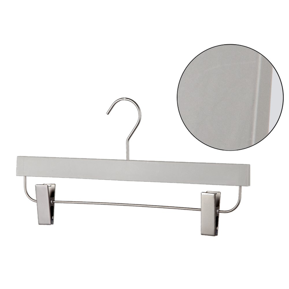 Hosen/Rockbügel Softell Line grau, 36 cm