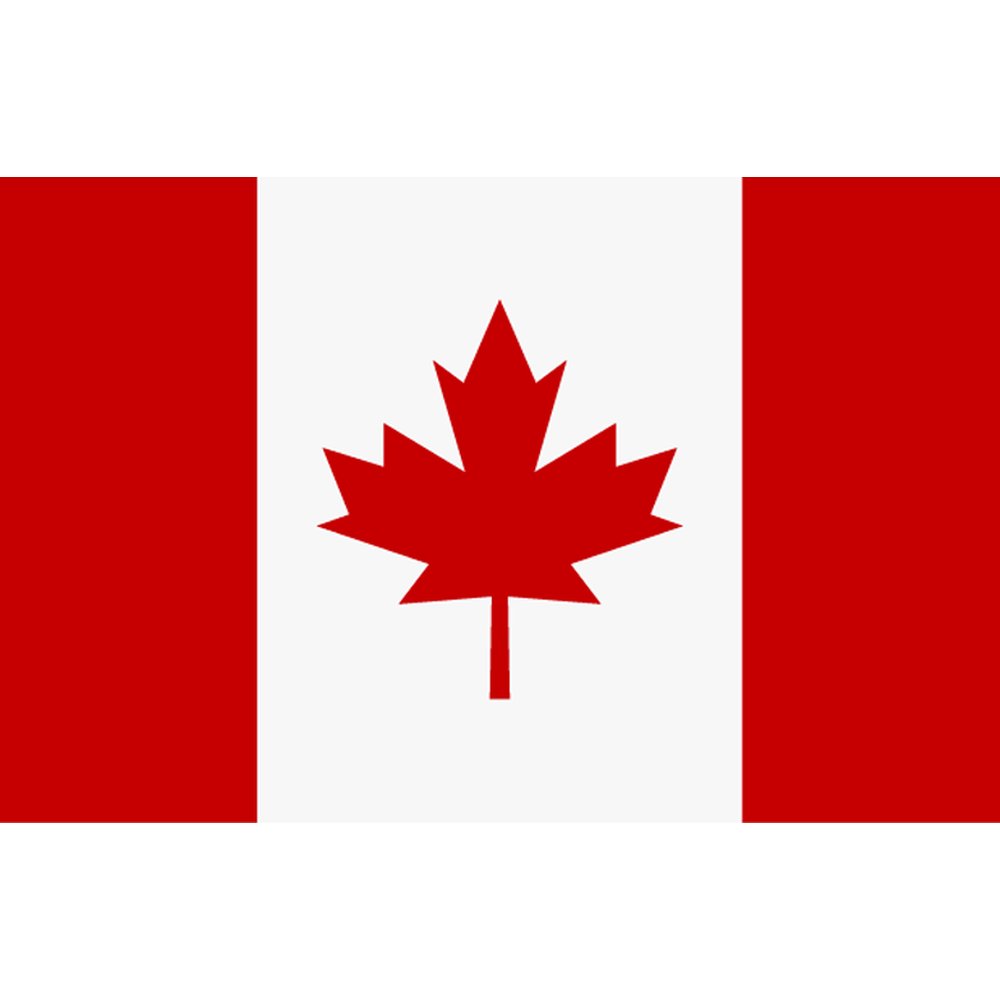 Flagge aus Stoff Kanada, 90 x 150 cm