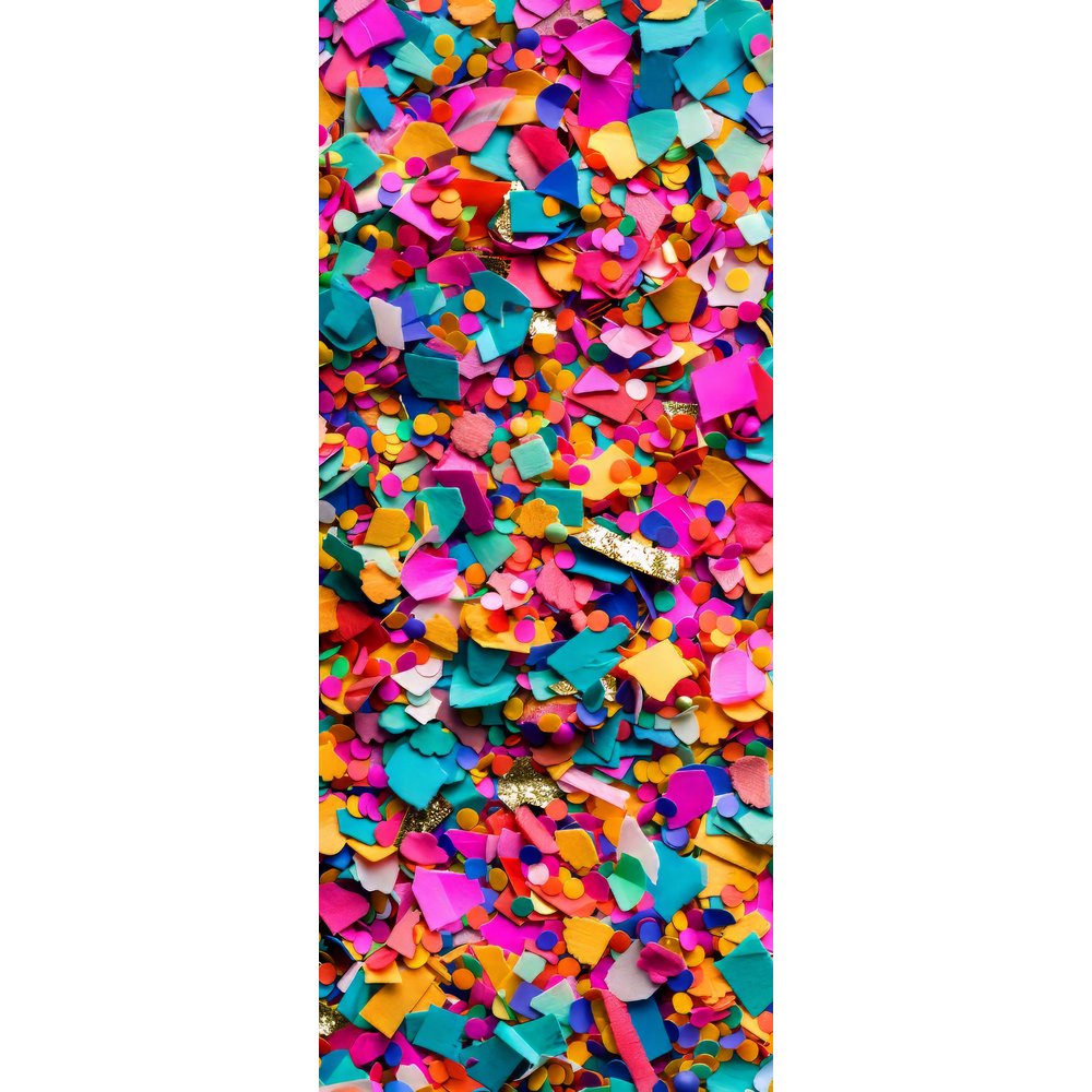 Banner Party mit Konfetti ,75 x 180 cm