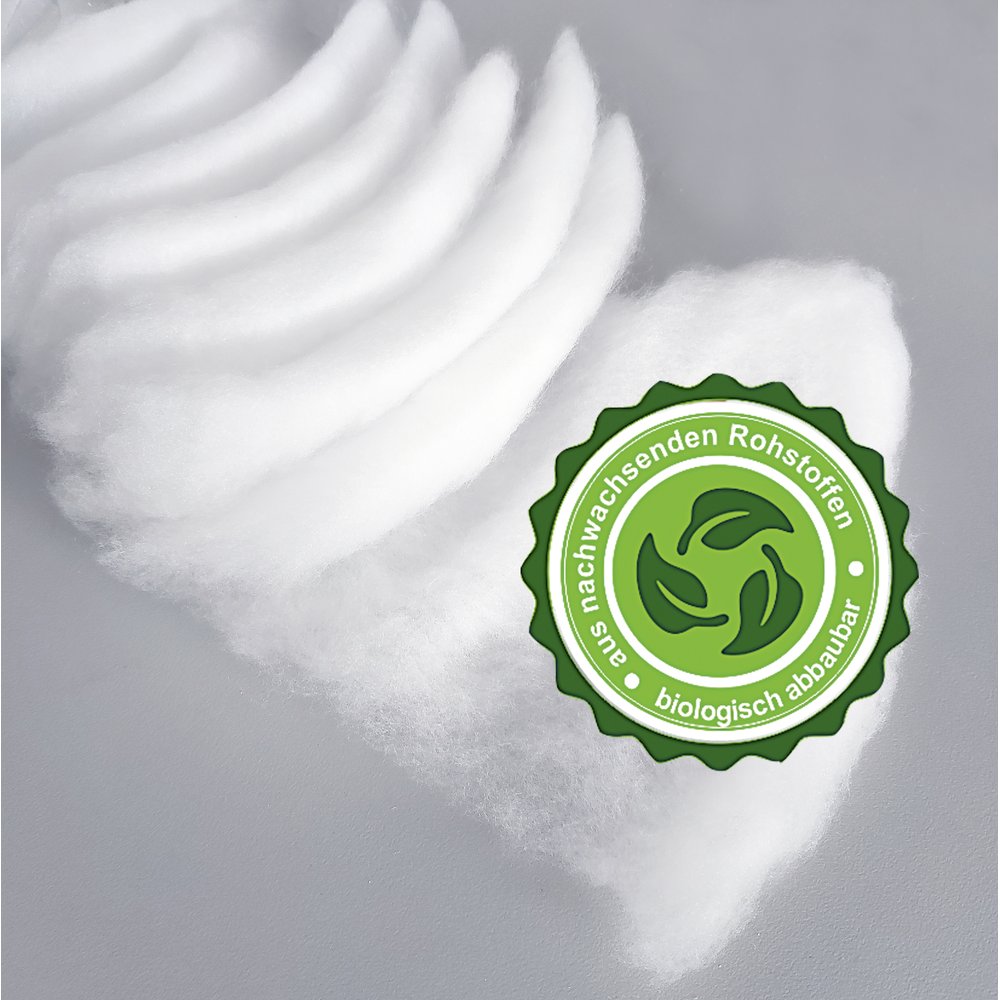 Bio Schneewatte zick zack weiß, 100 g