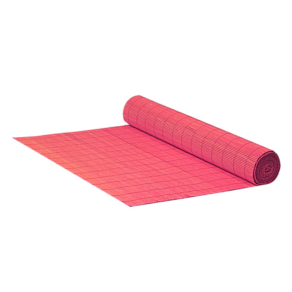 Bambusmatte hellrot, 40 x 180 cm