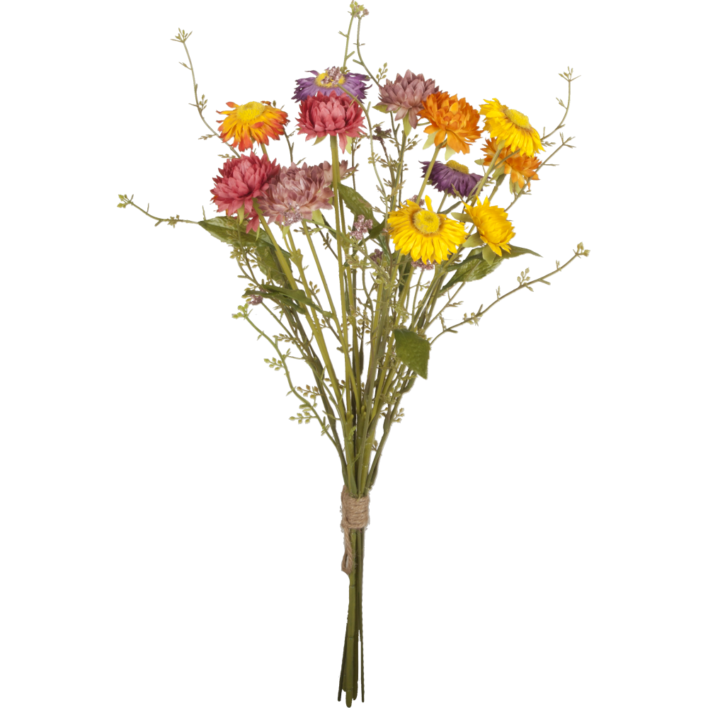 Strohblumen Strauß herbstbunt mix, Ø 25 x H 45 cm