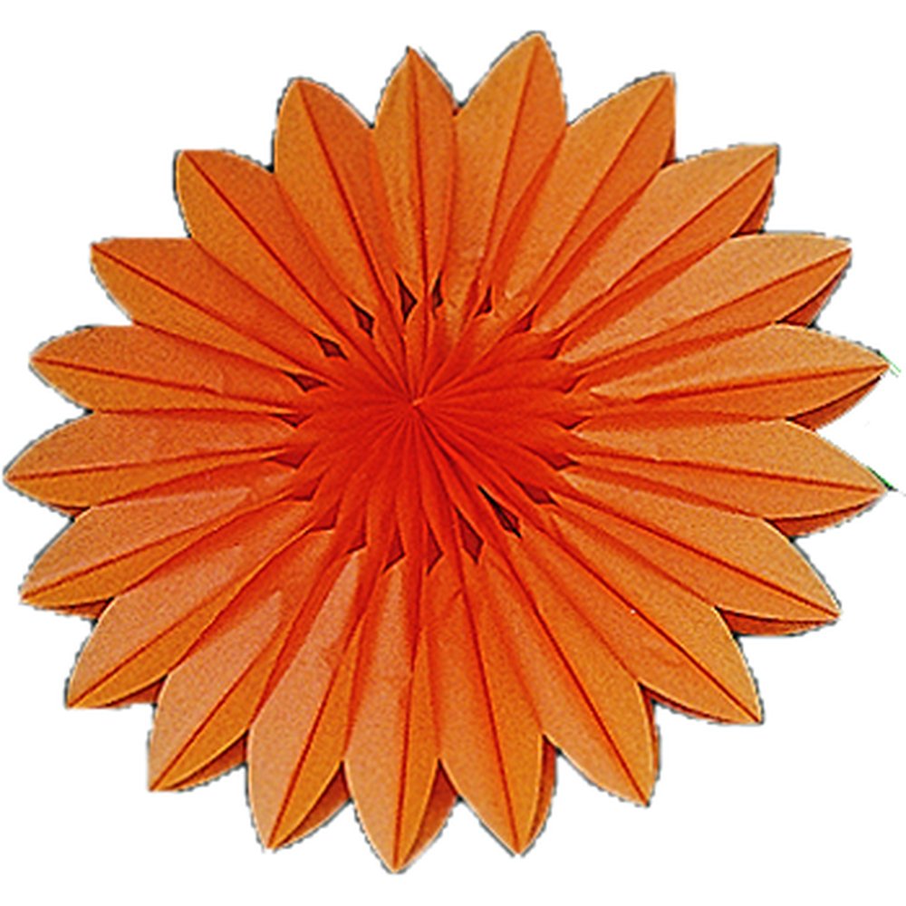 Faltrosette orange Ø 35 cm