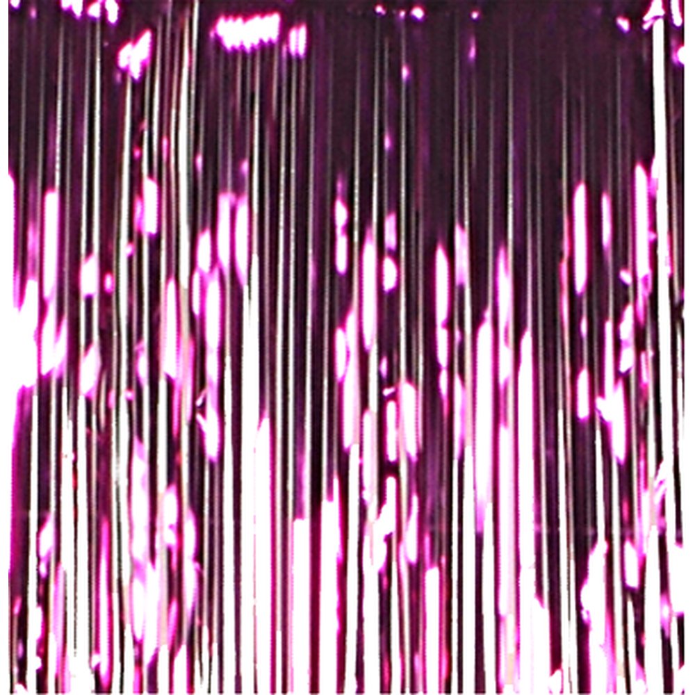 Fransenvorhang Folie cerise, 1 m (2 x 50 cm) x 2 m