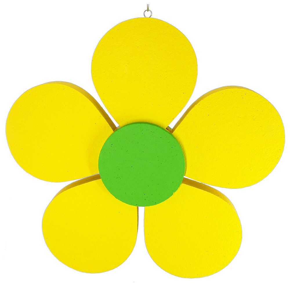 Blütenkopf Styrofoam gelb-grün, Ø 40 cm