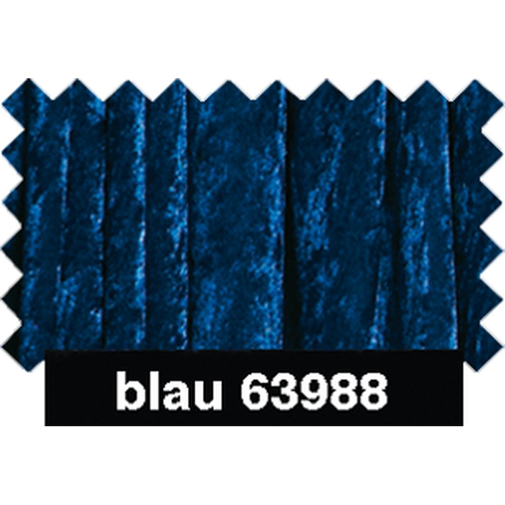 Panne Samt Stoff blau, 150 cm breit