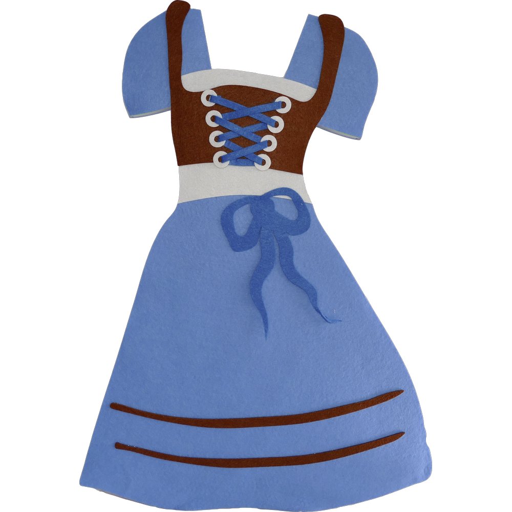 Bayern Dirndl aus Watte