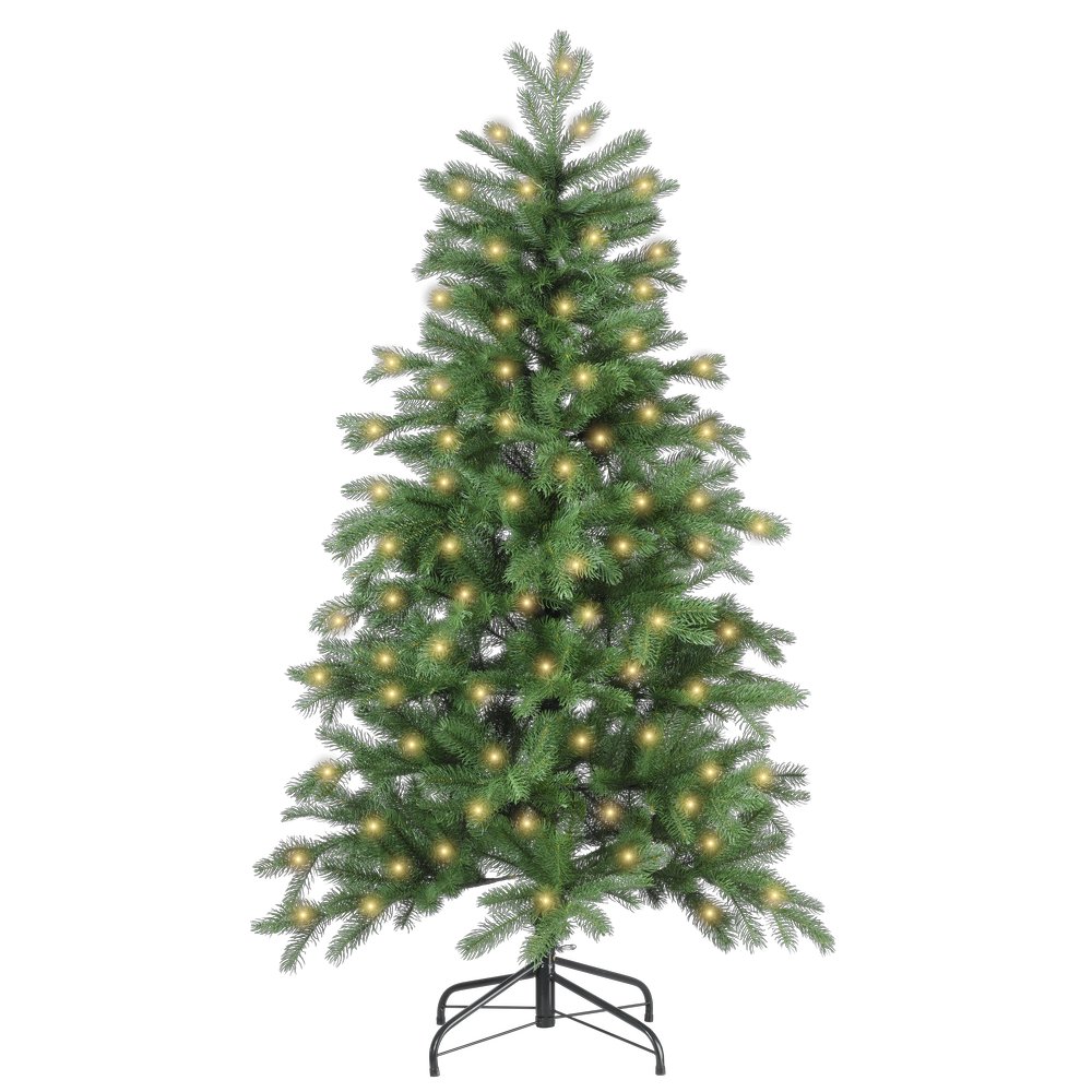 Tannenbaum Superior PE mit 150 LEDs, 150 cm, Ø 100 cm, 761 Tips/Spitzen