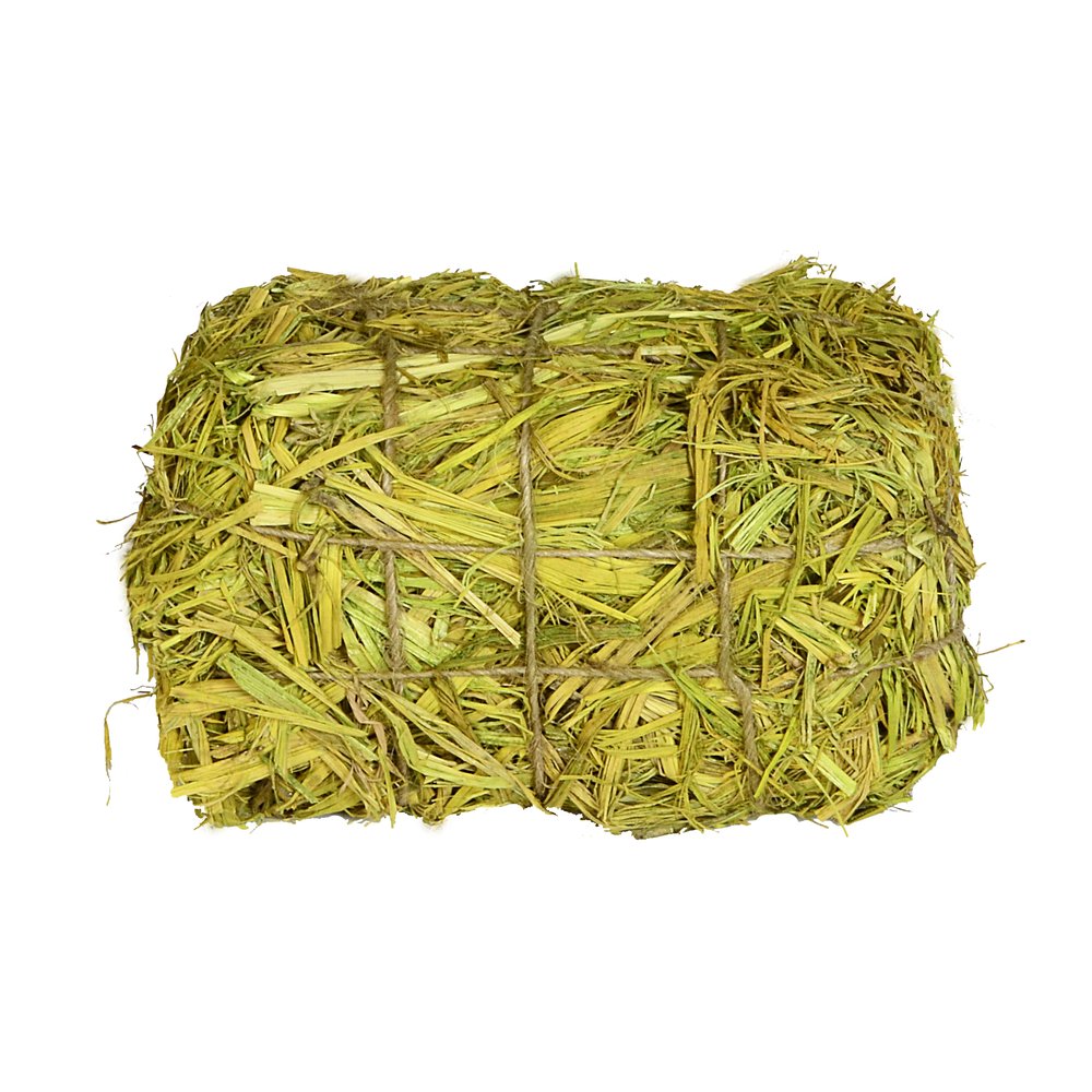 Strohballen klein grün, 15 x 9 x 8 cm