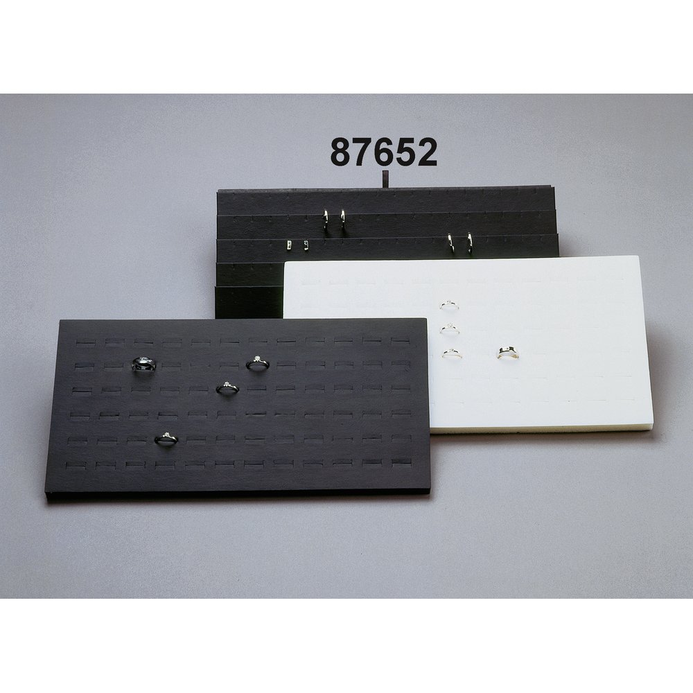 Schmuckeinlage Ohrringe schwarz für Schmuckschatullen