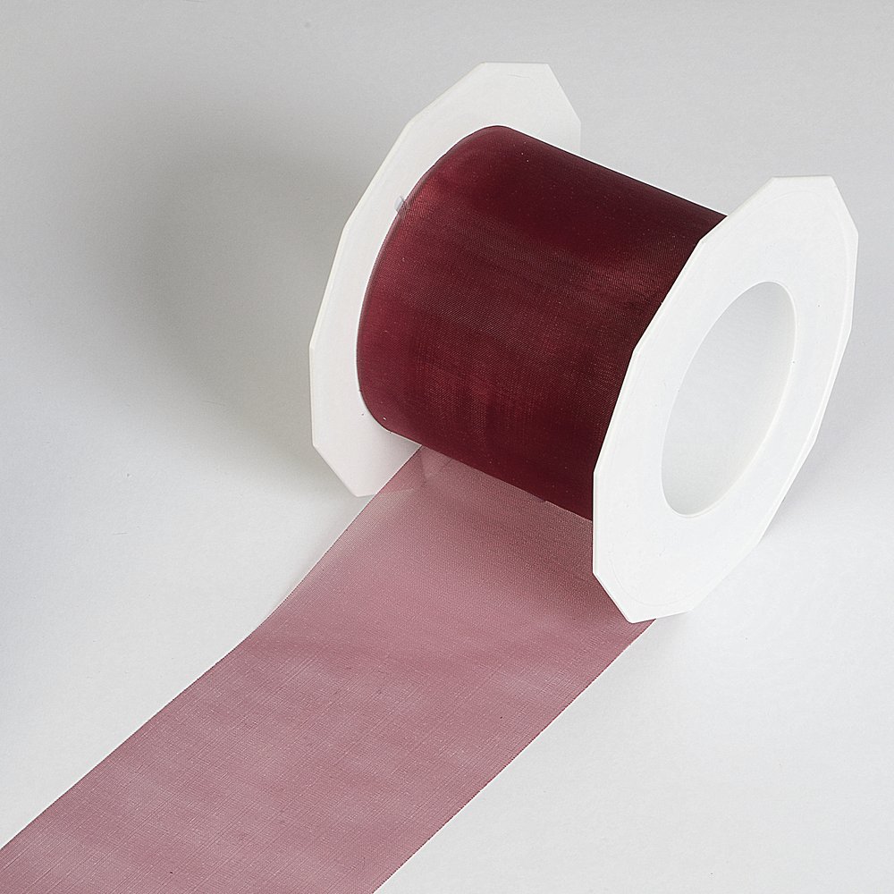 Chiffonband deluxe bordeaux, 72 mm x 25 m