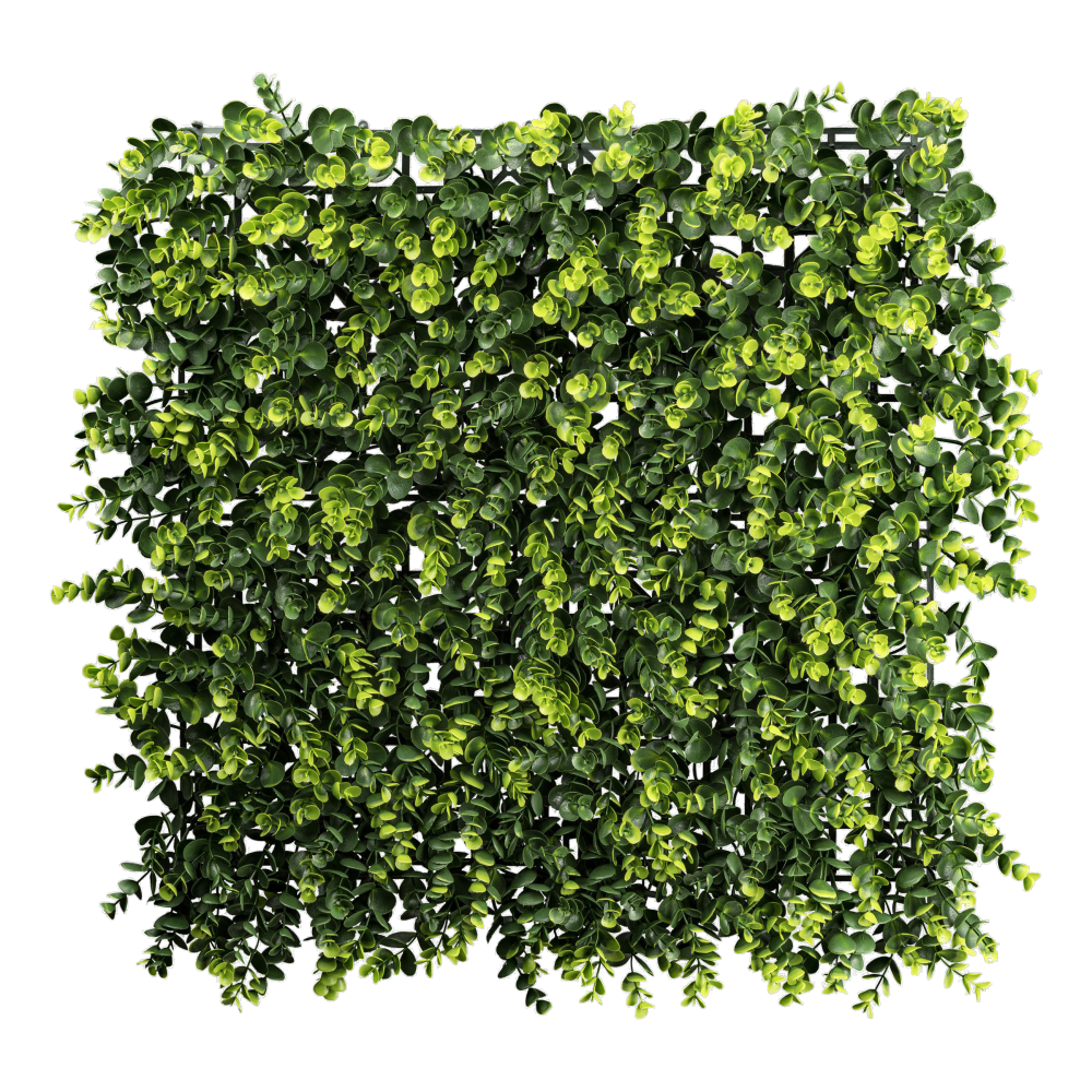 Blättermatte Eukalyptus B1 grün,50x50x8 cm