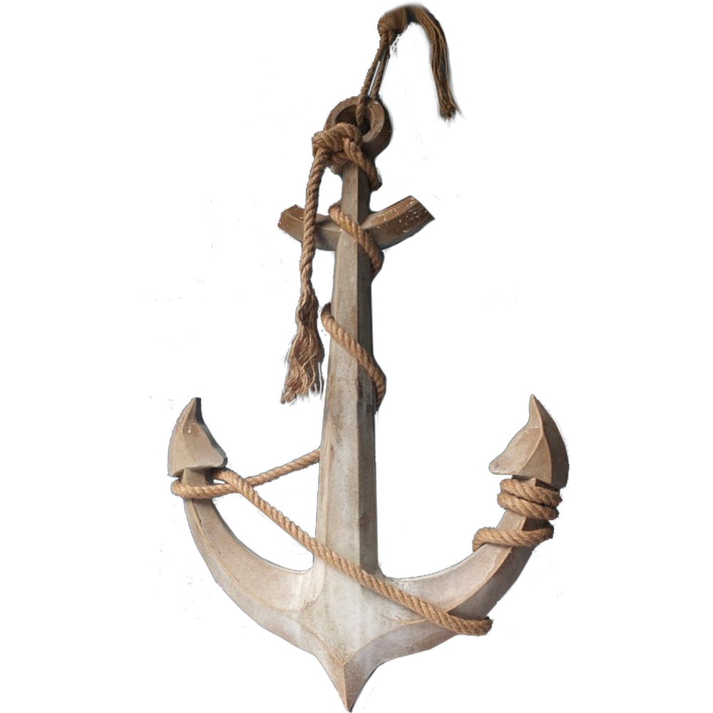 Anker BIG aus Holz, 52 x 80 cm