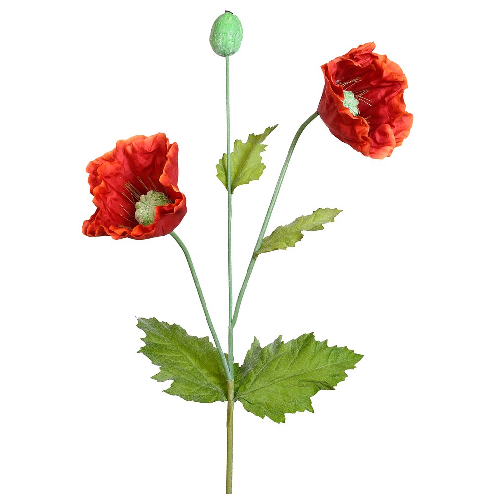Mohnblume XL rot 120 cm