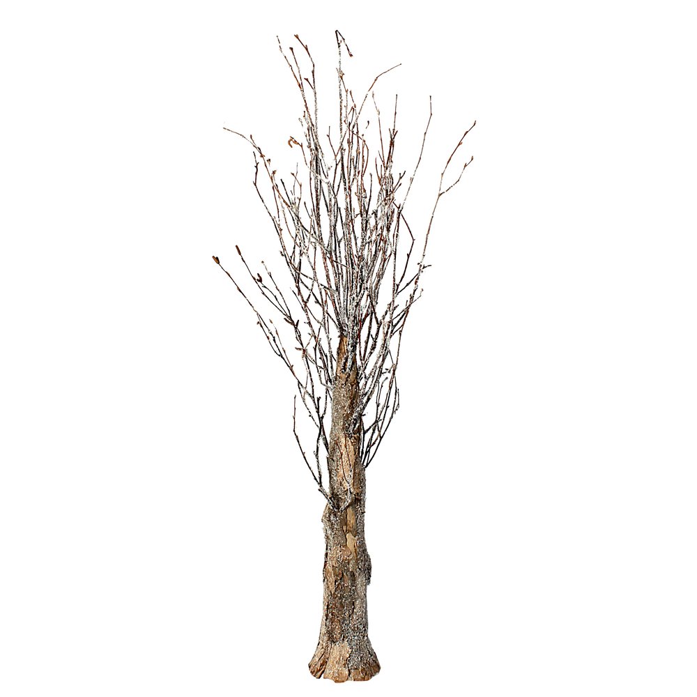 Eisbaum mit Naturzweigen, Ø 30 x 90 cm