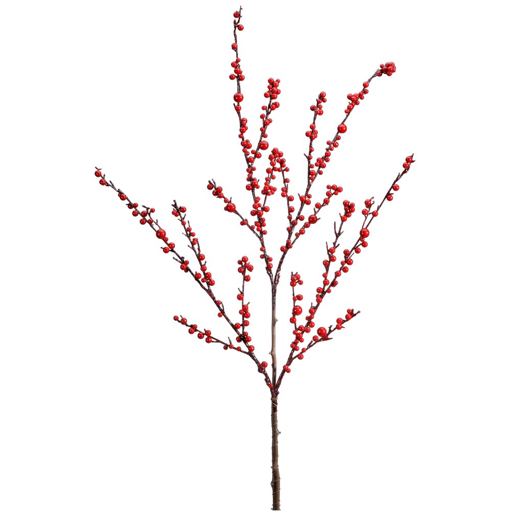 Beerenzweig rot-braun, 100 cm