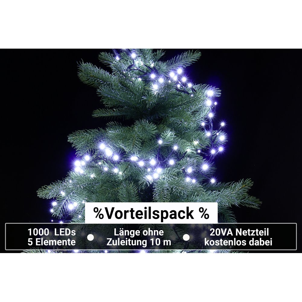 Comfort Boalight-Set 1000 LEDs kalt-weiß 10 Meter
