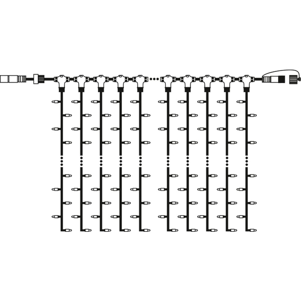 Lichtvorhang 600 1200LEDs IP67