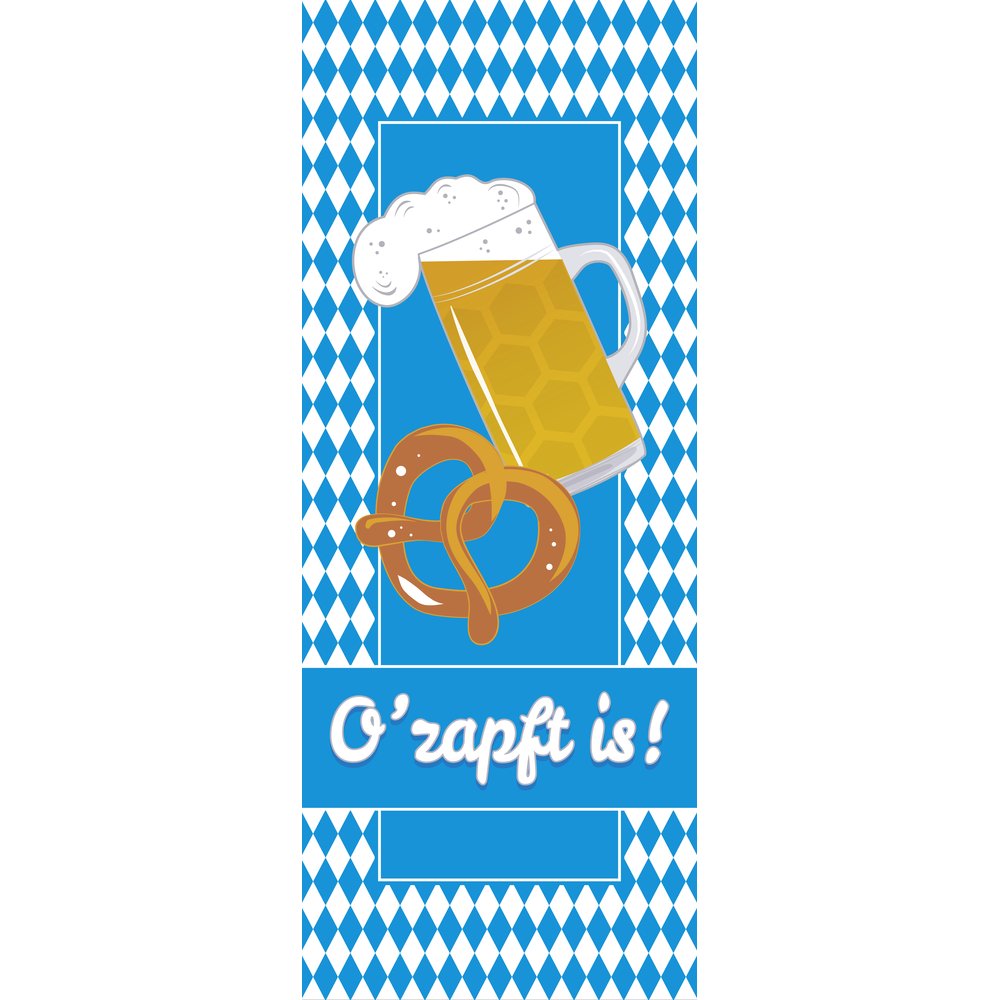 Banner Bayern O`zapft is !, 75 x 180 cm