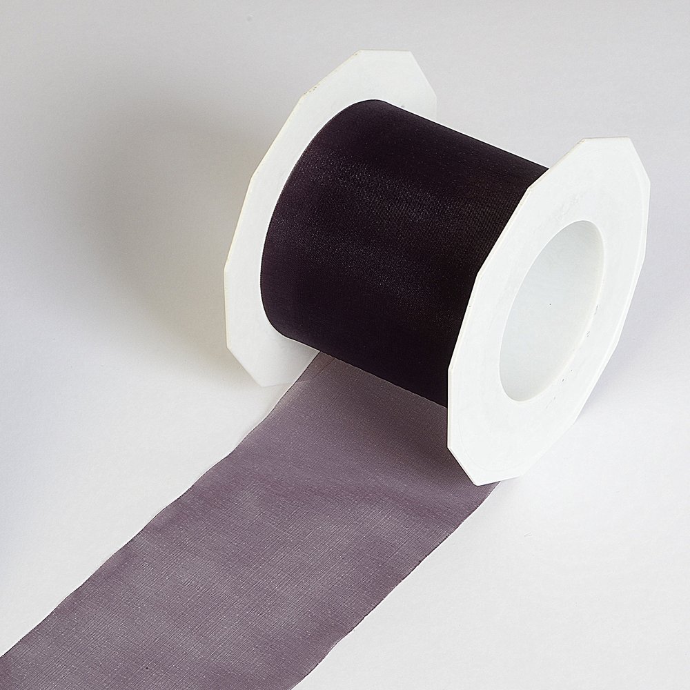 Chiffonband deluxe aubergine, 72 mm x 25 m