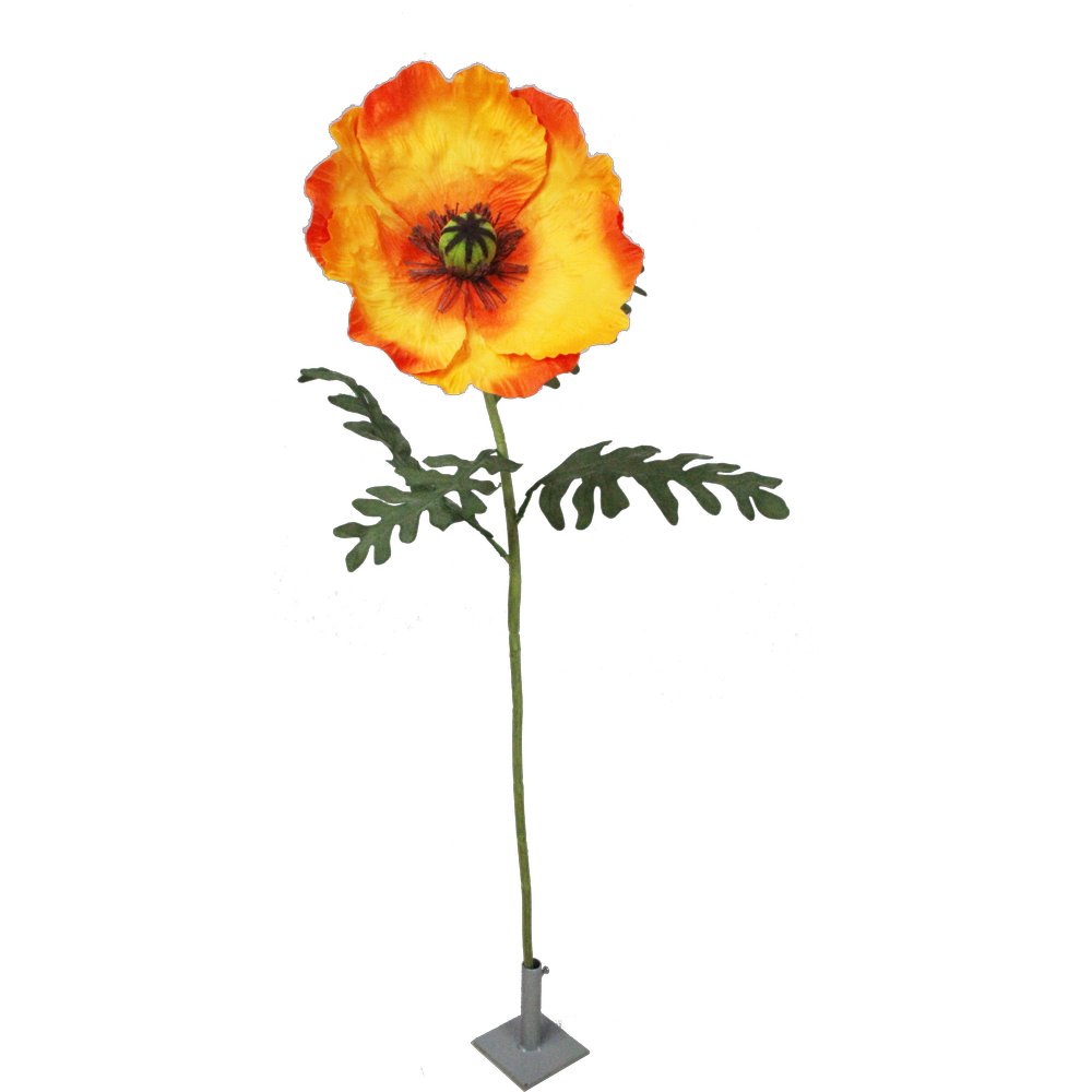 Mohnblume Giant orange, 108 cm, Ø 28 cm